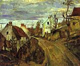 Village Road Auvers by Paul Cezanne